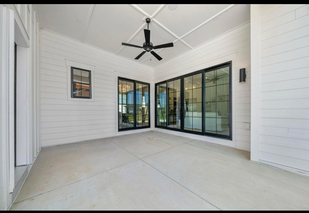 Covered patio by Three A Homes