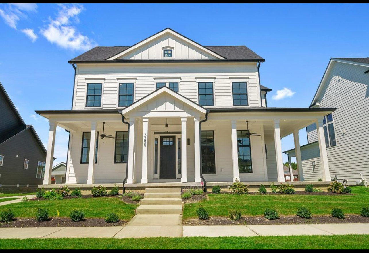 Completed front elevation by Three A Homes