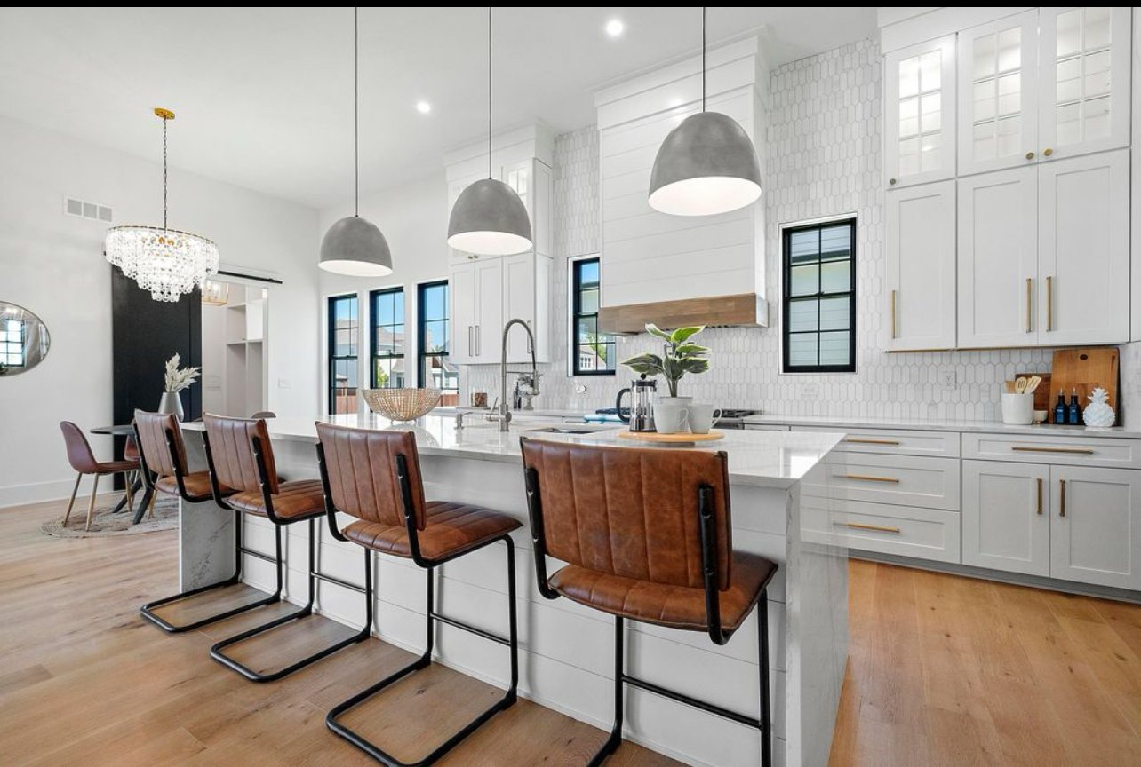 Gathering island by Three A Homes