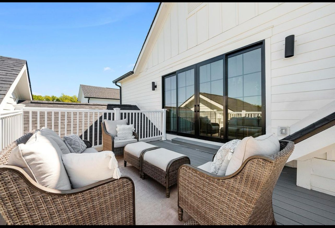 Private rooftop deck by Three A Homes